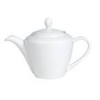 Thumbnail image #1 for Steelite International Steelite Performance, Simplicity 11010845 Alumina Vitrified Ceramic Coffee/Tea Pot Lid, Madison Size 1, 5.5-inch 1 Dozen