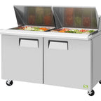 Thumbnail image #1 for Refrigeration X XST-60-24-N Refrigerated Sandwich/Salad Prep Table, Mega Top, 2 Solid Doors, 24-Pan Capacity, 60-1/4"W