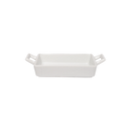 Thumbnail image #1 for Vertex China Argyle ARG-RBK8 Rectangular Porcelain Baker, 12 oz, 8-1/2 x 4-1/4 in, Polished Foot, Bright White Case of 3 Dozen