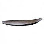 Thumbnail image #1 for 1880 Hospitality Rustic by Oneida® L6753066385 14-Inch Porcelain Oval Plate, Two-Tone Glaze 1 Dozen