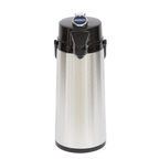 Thumbnail image #1 for Bloomfield (Middleby) 7765-ALM-1 Stainless Steel Airpot, Lever Type, 2.2 L (74 oz), Brew-Thru Stem