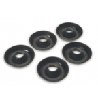 Thumbnail image #1 for Matfer Bourgeat Exopan 332621 Savarin Mold, 2-3/4 in Diameter x 5/8 in High, Open Center, Nonstick Coated Steel