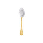 Thumbnail image #1 for Kadra Kitchenware Vikko Crown VC-171-TS Demitasse Tea Spoon, Gold Handle, 18/10 Stainless Steel Case of 12