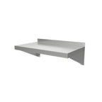 Thumbnail image #1 for ATSMFG MET MET-WS-1424 ATS MFG Wall-Mounted Stainless Steel Shelf, 24"W x 14"D, 18-Gauge 400 Series