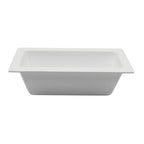 Thumbnail image #1 for TableCraft Products Aurora Collection™ CW4056W Third-Size Food Pan, 2-1/2 Qt., 4" Deep, White Coated Cast Aluminum