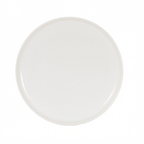 Thumbnail image #2 for Cal-Mil 24306-12-15 White Round Melamine Plate, 12" Diameter x 1" High Case of 6