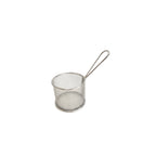 Thumbnail image #1 for Omcan 81173 Mini Serving Basket, round, 3-3/4″ x 2-7/8″, stainless steel, dishwasher-safe Case of 12
