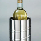 Thumbnail image #2 for American Metalcraft SWSC Swirl-Embossed Double-Wall Insulated 1-Bottle Wine Chiller Case of 12