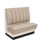 Thumbnail image #1 for ATSMFG ATS AT&S-AS-LXL42-6CH GR8 Alex Laminate Standard Booth, single, 48" long x 42" high, 6-channel back, Laminate Trim, removable sinuous spring
