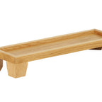 Thumbnail image #1 for Cal-Mil 23602-3-21 Tapered Buffet Riser, Oak, 6"W x 20"D x 3.25"H