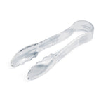 Thumbnail image #1 for New Star Foodservice Inc. 35704 6" Scalloped Clear Polycarbonate Utility Tongs Case of 120