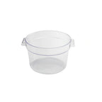 Thumbnail image #1 for Concasse MCRRL6000 6-Liter Round Clear Polycarbonate Storage Container with Lid Case of 12