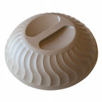Thumbnail image #1 for Dinex Turnbury DX340031 Insulated Dome, 10" Diameter, Fits 9" Plate, Molded-In Handle, Latte