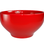 Thumbnail image #1 for International Tableware Cancun CA-45-CR Ceramic Bowl, 144 oz, 10" Round, Footed, Crimson Red
