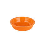 Thumbnail image #1 for CAC China TG-B7-TNG Porcelain Nappy Bowl, 20 oz, 7-1/4" Round, Tangerine, Embossed Case of 2 Dozen