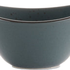 Thumbnail image #2 for International Tableware Splash™ SH-910-LN ™ Oval Stoneware Bowl, 7 oz, 5", Lunar Blue Reactive Glaze Case of 2 Dozen