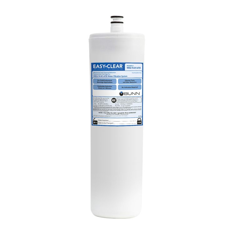 Product image #2 for BUNN WEQ-10.3(1.67)5 Replacement Water Filter Cartridge, 10,300 Gallons