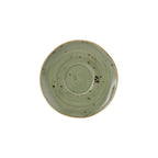 Thumbnail image #1 for Tuxton China Artisan Geode GGO-084 Porcelain Saucer, 6-3/8" Round, Olive Case of 2 Dozen