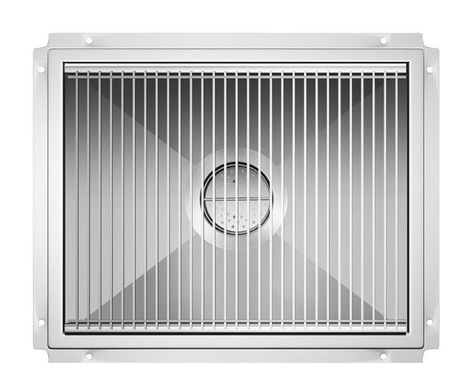 Product image #2 for KoolMore Commercial Stainless Steel Floor Trough Drain with Subway-Style Grating, 30 x 24 Inch