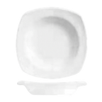 Thumbnail image #1 for Libbey Slenda 905356890 Square Porcelain Soup Bowl, 14 oz, 9-inch, Deep Rim, White