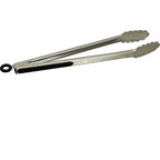 Thumbnail image #1 for AllPoints Foodservice Parts & Supplies 1371347 16" Stainless Steel Locking Tongs, Dishwasher Safe, Non-Coated Handle