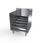 Thumbnail image #1 for NBR Equipment LDC-1821 Liquor Display Cabinet, Five-Tiered, Approximately 20-Bottle Capacity, 304 Stainless Steel