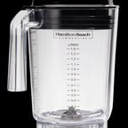 Thumbnail image #2 for Hamilton Beach 6126-851 48 oz Clear BPA-Free Copolyester Frothing Container with Stainless Steel Disc for HBH855 Series Blenders