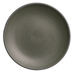 Thumbnail image #1 for Vertex China Elements E-6-G China Plate, 6-1/4-Inch Round Coupe, Misty Green, Polished Foot, Subtle Embossing Case of 3 Dozen