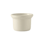 Thumbnail image #1 for Tuxton China DuraTux®© BES-0805 8 oz Ceramic French Onion Soup Crock, Handleless, Round 1 Dozen