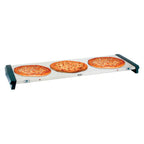 Thumbnail image #1 for Cadco WT-40S Countertop Stainless Steel Warming Shelf, 41-1/4" x 14" Warming Zone, 2 Variable Heat Controls