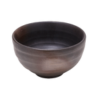 Thumbnail image #1 for Korin Inc Bizen BWS-197 Footed Asian Soup Bowl, 18 oz, 5 in, Matte Black China