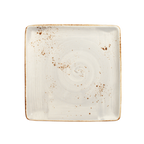 Thumbnail image #1 for Vertex China London Terra LTP-Q16 Square China Plate, 10-1/2 in, Hand Painted, Pearl 1 Dozen