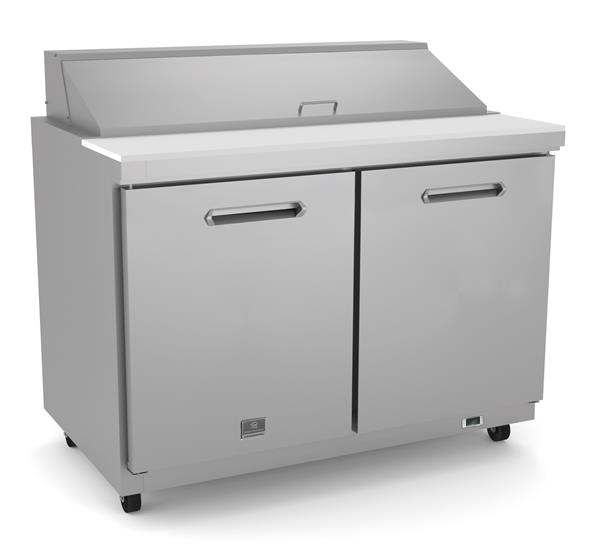 Product image #6 for Kelvinator Commercial KCHST48.12 48-1/4-Inch Two-Section Sandwich/Salad Prep Table, Self-Contained, 12 1/6-Pan Capacity
