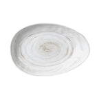 Thumbnail image #1 for G.E.T. Van Gogh - EGS D1172OV-TD Oval Deep Melamine Plate, 21 oz, 11-1/4 x 7-1/2 x 2 in, Taupe Case of 6