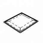 Thumbnail image #1 for G.E.T. Frilich 3575880 Square Blue Replacement Cooling Pack for Cold Food Display