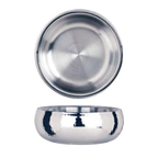 Thumbnail image #1 for Libbey Sonoran 6708 Insulated Stainless Steel Serving Bowl, 90 oz., 9-1/2 in. Diameter, Hand-Hammered Exterior