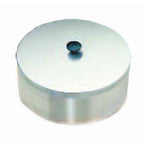 Thumbnail image #1 for Lakeside Manufacturing 09540 Dish Dispenser Tube Cover, 13-1/4" Diameter x 3-1/4"H, Stainless Steel