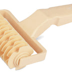 Thumbnail image #1 for JB Prince B715 Lattice Dough Roller, 4-Inch Cut, 1-5/8-Inch Diameter, Plastic, Cream