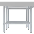 Thumbnail image #5 for Koolmore EQT-163072 72" x 30" 16-Gauge Stainless Steel Equipment Stand with Adjustable Galvanized Undershelf