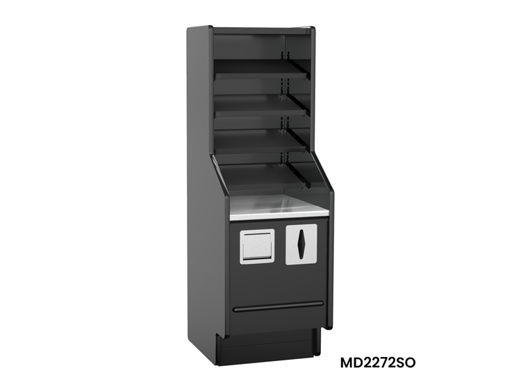 Product image #5 for Fusion Self-Service Ambient Inline Packaging Counter with LED Top and Shelf Lights