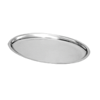 Thumbnail image #1 for Thunder Group IRSP1108 Sizzling Platter, 11-5/8" x 8", Oval, Stainless Steel Case of 60
