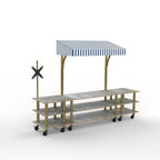 Thumbnail image #1 for Steelite International Mogogo, Modular MGCMLA12GBWW Modular Interactive Station, Gray, Mixed Materials