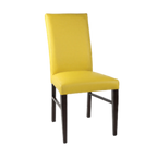 Thumbnail image #1 for JustChair Manufacturing WL51118-GR3 Upholstered Tall-Back Side Chair, Wood-Look Welded Steel Frame, Grade 3 Upholstery