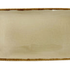 Thumbnail image #1 for Tableware Solutions USA Autumn by Continental 33RECT202-196 Rectangular China Platter, 11-1/5 x 6-1/2", Almond Case of 12