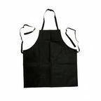 Thumbnail image #1 for Libertyware TXTVA Bib Apron, 28" x 27", 32" Ties, Naugahyde Vinyl, Black Case of 48