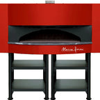 Thumbnail image #1 for Marra Forni MS107-31W Square Indoor Wood-Fired Pizza Oven with Refractory Brick Hearth and Steel Stand