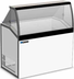 Thumbnail image #6 for Master-Bilt DD-46LCG Low Curved Glass Ice Cream Dipping/Display Merchandiser Freezer, 8 Display / 4 Storage Tubs