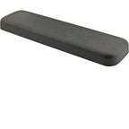 Thumbnail image #1 for AllPoints Foodservice Parts & Supplies 1341147 Work Table Push Pad, 10 x 2-3/4 x 3/4 in, Black Rubber