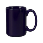 Thumbnail image #1 for International Tableware Cancun 81015-04 13 oz Cobalt Blue Ceramic Coffee Mug with Handle Case of 3 Dozen
