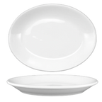 Thumbnail image #1 for International Tableware DO-13 Porcelain Oval Coupe Platter, 11-3/4" x 8" 1 Dozen